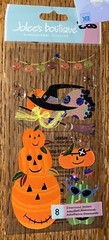 Jolees Pumpkin Costume Witch Trick or Treat Halloween 🎃 3D Scrapbook Stickers