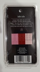 Heidi Swapp Index Tabs with a LOVE theme-18 tabs & 36 inserts