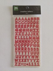 4 Creative Letters Dot Red Purple Teal Navy Blue 7/16″ Repositionable Stickers