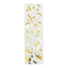 Mrs. Grossman’s Stickers 1 Strip Ribbons Confetti Shiny Silver Gold 1987 Retired