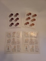 Romantic 1980’s Vtg Stickers Mixed Lot of 72 Current Hallmark SJB Kilban Cat