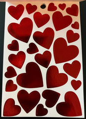 RECOLLECTIONS VALENTINE’S DAY STICKER BOOK 237 PC STICKERS 12 SHEETS ROMANCE