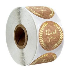 Vintage Kraft Handmade With Love Stickers – 1 Inch Self-Adhesive Gift, Baking