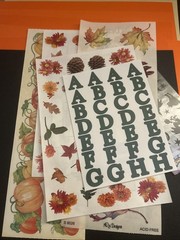 Scrapbooking Halloween Fall Mixed Lot