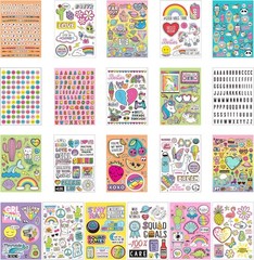Sticker Book with Large and Small Sizes, Kids Stationary for Water Bottle, No…