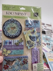 Lot Of Scrapbooking Supplies Crafting, Stickers Card Stock