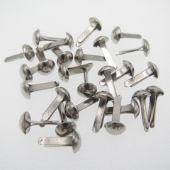 500Pcs Reusable Metal Brads Paper Fasteners with Portable Plastic Box