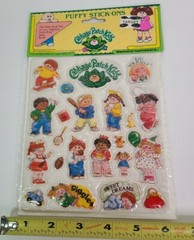 Cabbage Patch Kids Puffy Decal Stickers Stick-ons 1983 Sealed New