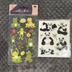 Mixed Brands Scrapbooking Stickers & Embellishments Lot Farm Fair Jungle Paper