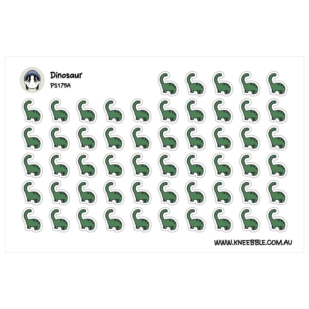 Dinosaur Planner Stickers – Fun Dino Designs & Educational Labels for Kids