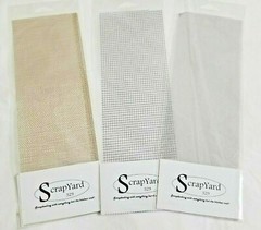 NEW Lot 3 Scrapyard 329 Wire Mesh Scrapbook Embellishment Black Silver Gold -F