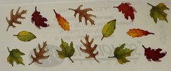 FALL LEAVES Stickers(15pc) Creative Memories•Autumn •Fall•Colorful•Card Making