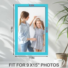 11″ x 17″ Picture Mats Mixed Colors Frame Mattes For 9″ x 15″ Art Kit 15PK