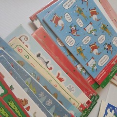 52 Packs Vintage stickety-doo-da stickers Christmas Collection Bundle