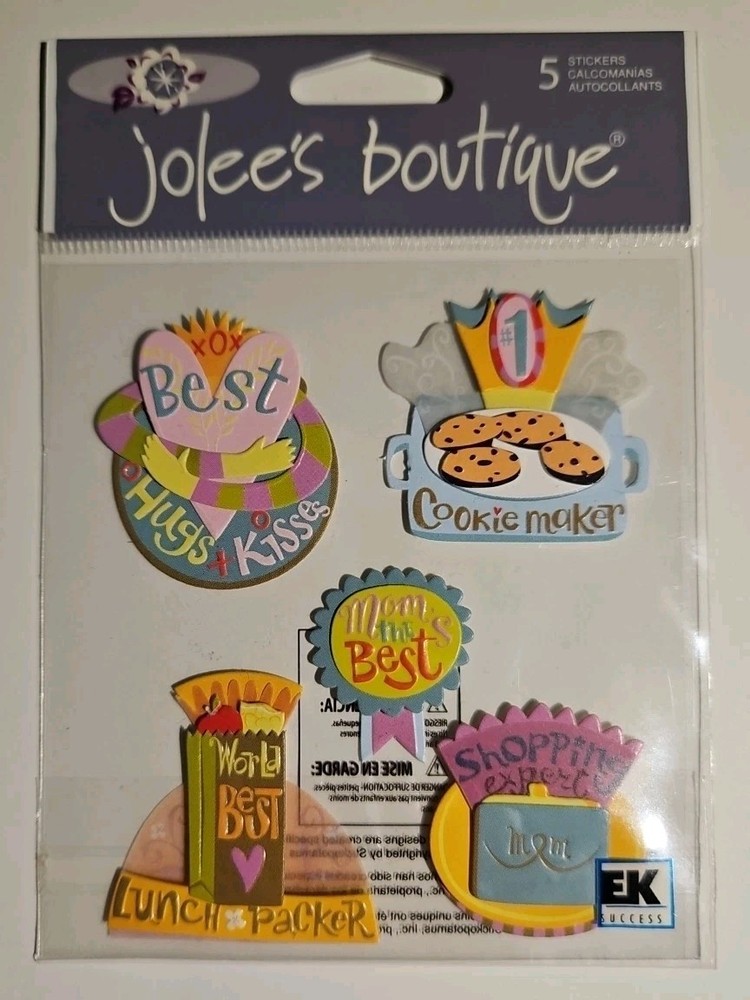 Jolees Boutique Mother’s Day Stickers Scrapbooking Embellishment EK Success