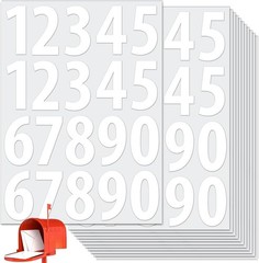 400 PCS 2″ Waterproof Number Stickers – Self-Adhesive Labels for Organization
