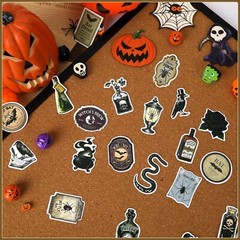 JUNEBRUSHS 324 Pcs Potion Labels Scrapbook Stickers, Vintage Gothic Aesthetic…