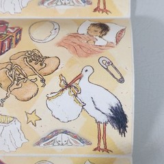 Vintage Flavia Baby Nursery Sticker Roll Lot of 21 Sheets – READ