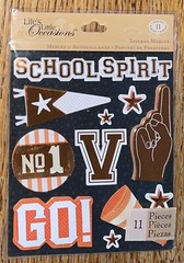 RARE K&Company Lifes Little Occasion School Spirit Orange Cheerleading #1 V Game