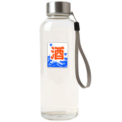 Sake Kanji & Waves ✦ B-Side Label Sticker