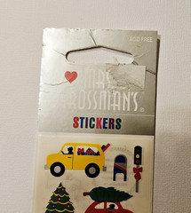 Mrs. Grossman’s Stickers Lot 3 Strips New Package ~Christmas Rush~ HTF RARE