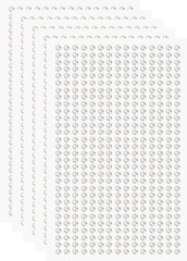 5 Sheet/2250Pcs Rhinestone Adhesive Stickers Self Adhesive Acrylic Gem Sticker 3