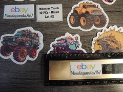 Monster Trucks – Mixed – Stickers Lot #2 – 10 pcs. *Sticker sizes are mixed*