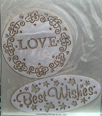 The Card Connection Self-Adhesive Embellishments – LOVE Die-Cuts – 5 pcs