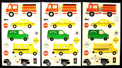 Mrs Grossman Vintage 4×6″ Three Sticker Sheets ‘Vehicles’ (c-2002)
