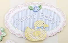 Studio 112 Baby Plush Toys Stickers Dimensional Cottage Core Pastels