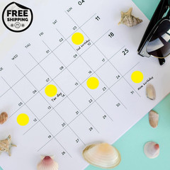 1400 Yellow Round Dot Stickers 3/4″ Color Coding Labels Office Classroom