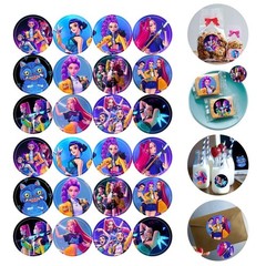 120pcs Demon Movie Hunters Stickers for Kids Birthday Party Supplies for Demo…