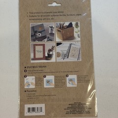 Crafters Square Rub On Transfers Lot Of 5 As Pictured NEW