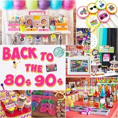 Multicolor 80s 90s Party Stickers – 70PCS Retro Vinyl for Indoor & Outdoor Use