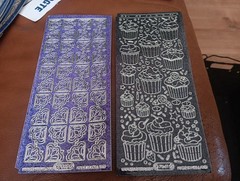 2X GLITTER STICKERS SCRAPBOOKING NEW (ST1244) CORNERS/CUPCAKES