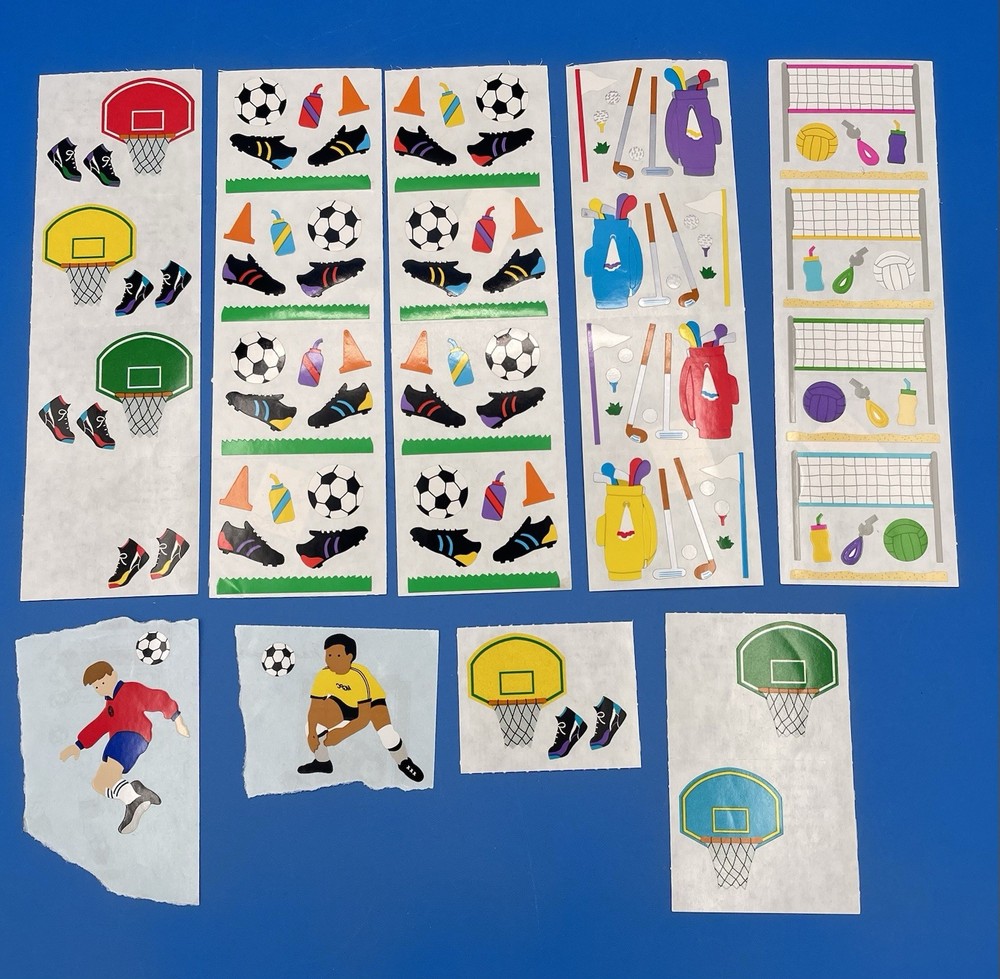 Mrs. Grossman’s Stickers Sports Basketball Soccer Golf Tennis
