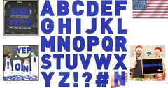 Creative 232 Pcs Glitter Letter Stickers – Ideal for Bulletin Boards & Mailboxes