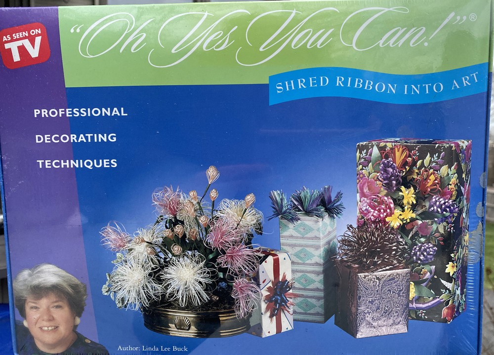 SHRED RIBBON INTO ART KIT LINDA LEE BUCK “OH YES YOU CAN!” NEW