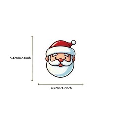 50PCS Kawaii Cartoon Christmas Art Aesthetic Stickers Pack Diary Laptop Scrapboo