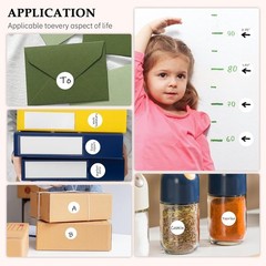 Colorful 3/4 Inch Coding Circle Stickers – 1050 Pack for Easy Organization