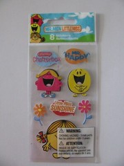Sandylion Stickers MR MEN LITTLE MISS 8 Stickers NIP