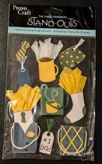 Provo Craft Stand-Outs Lot of 3 Dad & Thank You Theme NIP