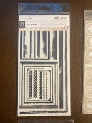 Basic Grey Rub On Transfers Lot Of 7 Pkgs New Scrapbooking Crafting