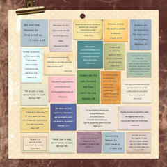 300 PCS Vintage Bible Verse Stickers, Typewriter Style Christian Stickers