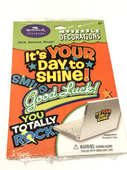 Hallmark Stickers Moveable Decorations Your Day to Shine Totally Rock Winner USA