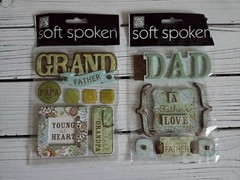 Scrapbooking, Soft Spoken, Jolees By You, K & Company, Recollections and Sticker