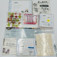 Creative Memories Lot 60+ Packets Stickers Mini Album ABC 123 Epoxy Vellum READ