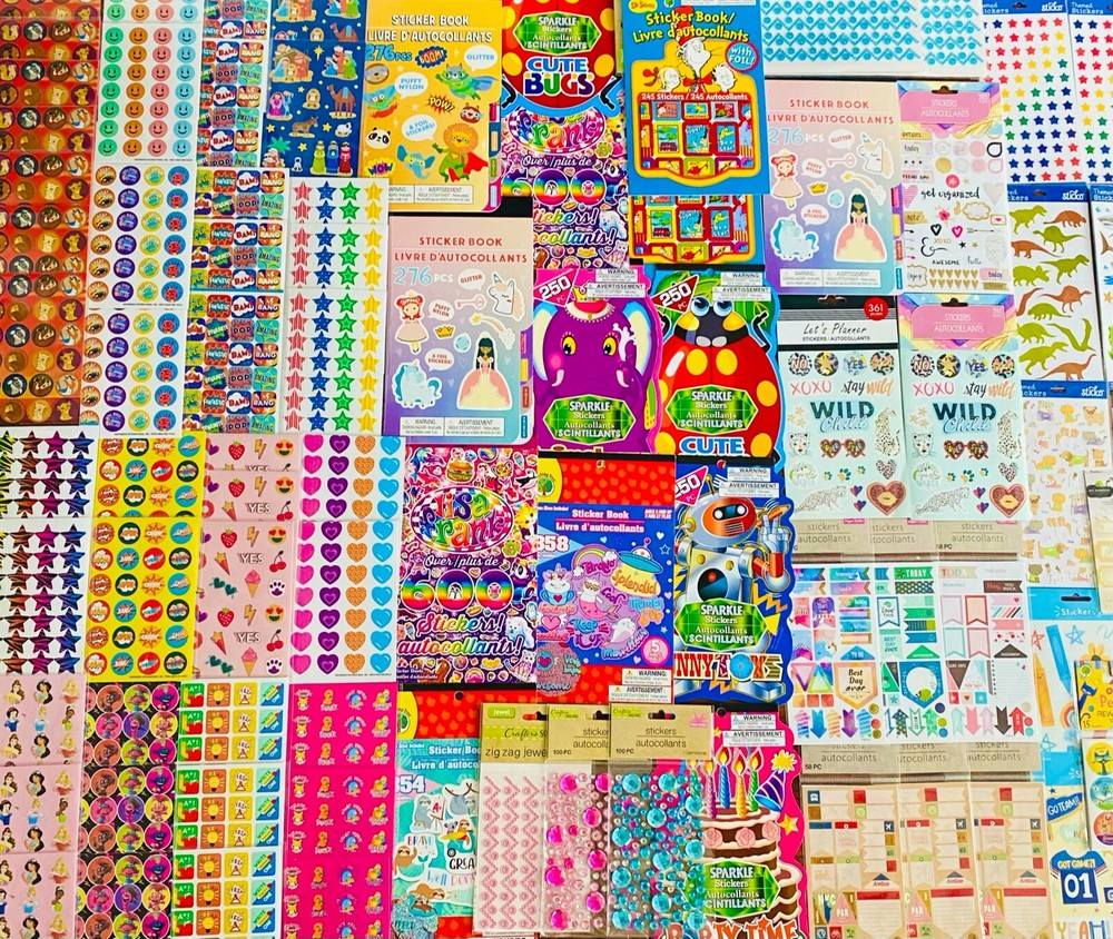 3009+ STICKERS! All Themes Seasons Kids Teens Girls Boys Teachers Books Journals