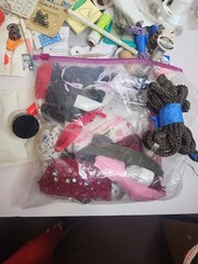 Huge Assorted Craft Sewing Lot Buttons Zippers Scissors Embellishments Supplies