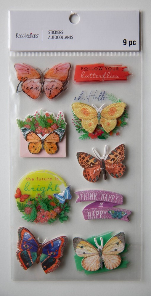 Recollection Stickers, Butterfly Theme, You Pick!